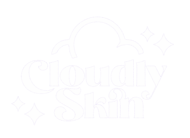 logo cloudlyskin white